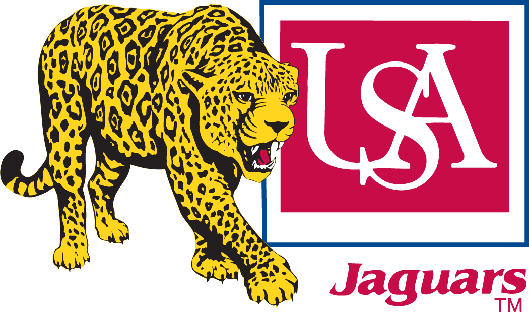 South Alabama Jaguars 1985-2008 Primary Logo diy DTF decal sticker